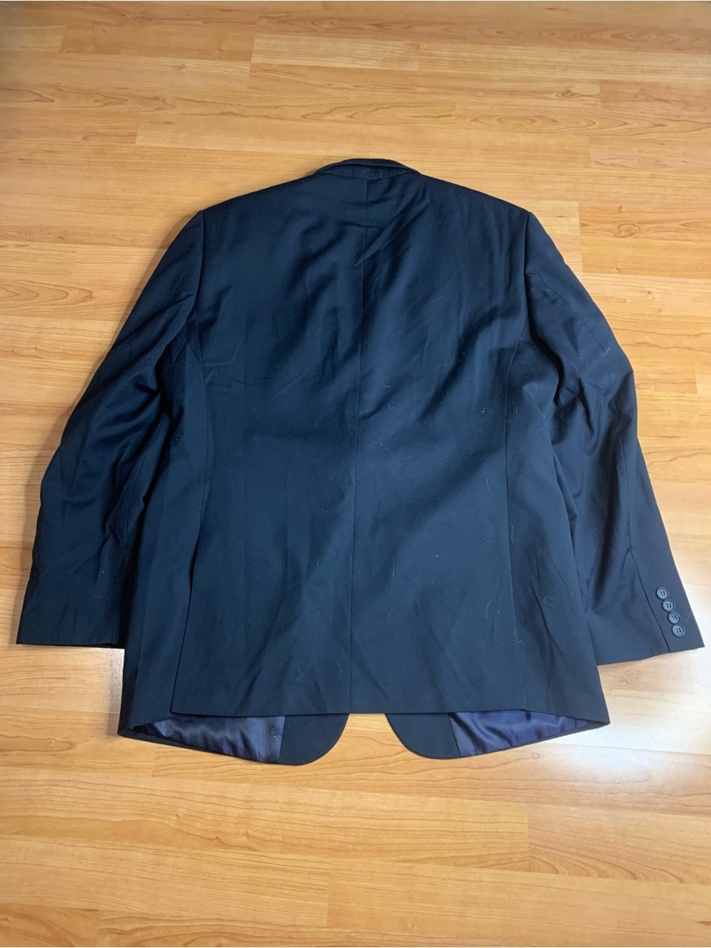 Sean John Navy Blue Two-Button Suit Blazer Jacket - Size 42R - Picture 2 of 10